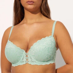 Soutien-gorge Push-up En Dentelle Fleurie