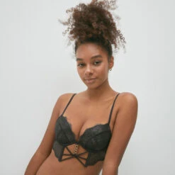 Soutien-gorge Push-up à Détail Chaine Dorée