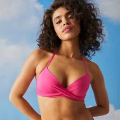 Haut De Maillot Push-up Uni