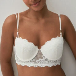 Soutien-gorge En Dentelle Motif Floral
