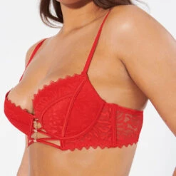 Soutien-gorge Push-up En Dentelle Florale