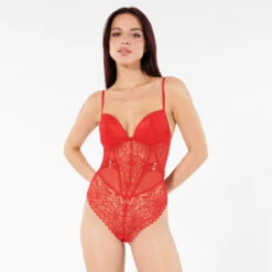 Body Push-up Avec Dentelle Florale