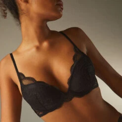 Soutien-gorge Push-up En Dentelle Florale