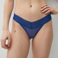 Tanga Transparent En Dentelle