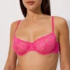 Soutien-gorge Corbeille En Dentelle Fleurie