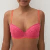 Soutien-gorge Ampliforme à Coque Fine En Dentelle Florale