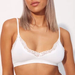 Brassière à Bordures En Dentelle