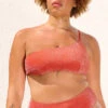 Haut De Maillot De Bain Forme Brassière Asymétrique