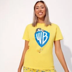 T-shirt Ample à Manches Courtes Imprimé Titi Et Grosminet