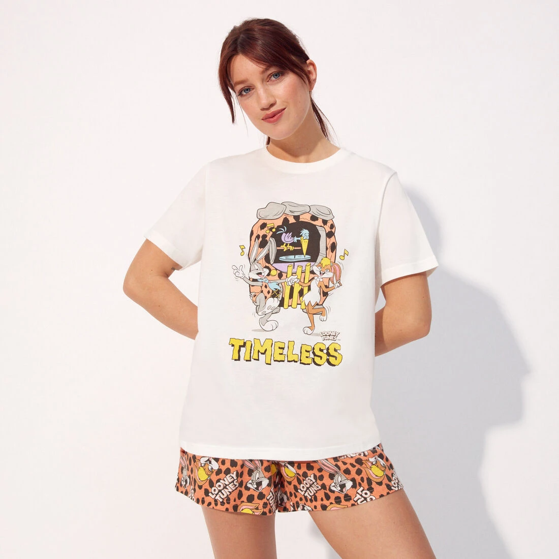 T-shirt à Manches Courtes Bugs Bunny