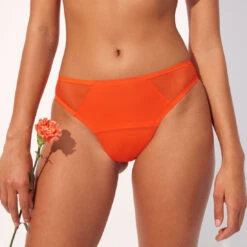 Tanga De Règle En Micro Et Mesh