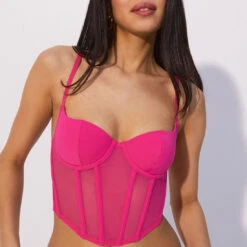 Bustier Ampliforme En Mesh