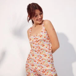 Débardeur à Motifs à Fleurs