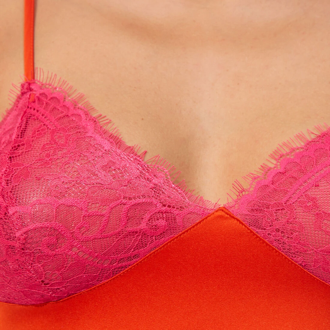 Nuisette En Satin Et Dentelle – Image 6